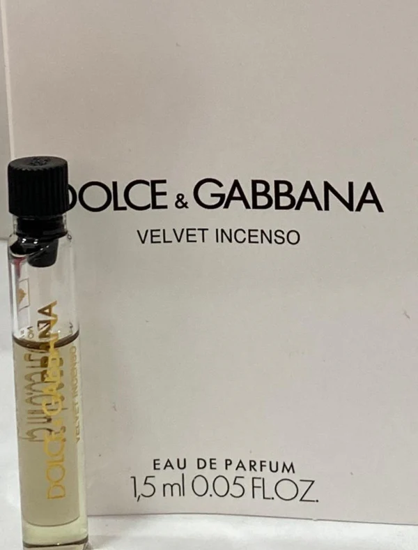 Sample Dolce & Gabbana Velvet Inccenso Vials Eau De Parfum For Unisex 1.5ml - Image 2