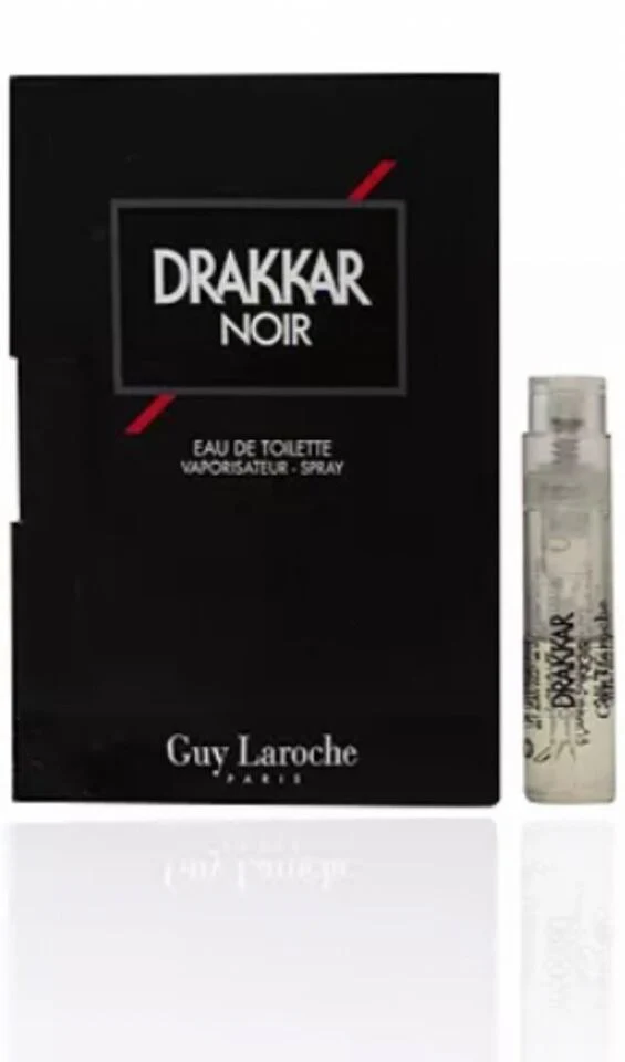 Sample Guy Laroche Drakkar Noir Vials Eau De Toilette for Men 1.2ml