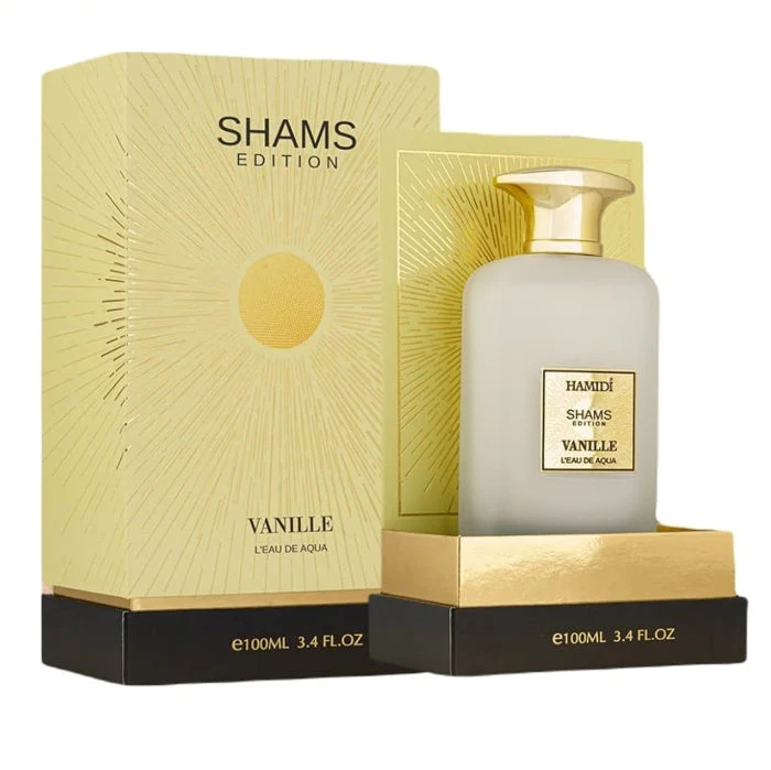 Sample Hamidi Shams Edition Vanille LEau De Aqua Eau De Parfum For Unisex 3ml - Image 3
