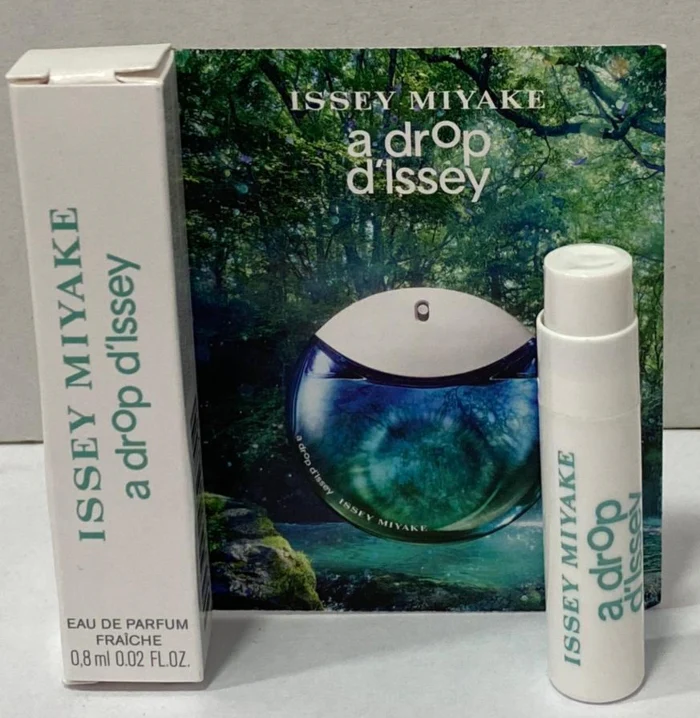 Sample Issey Miyake A Drop DIssey Fraiche Vials Eau De Parfum For Women 0.8ml - Image 2