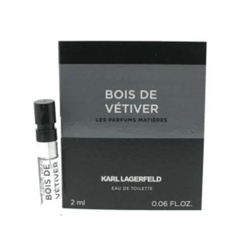 Sample Karl Lagerfeld Bois De Vetiver Les Parfums Matières Vials Eau De Toilette For Men 2ml