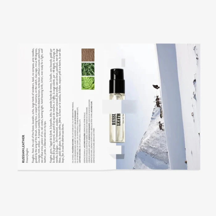 Sample Memo Paris Russian Leather Vials Eau de Parfum For Unisex 1.5ml - Image 2