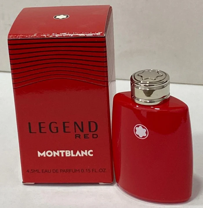Mini Travel Mont Blanc Legend Red Miniature Eau De Parfum For Men 4.5ml - Image 2