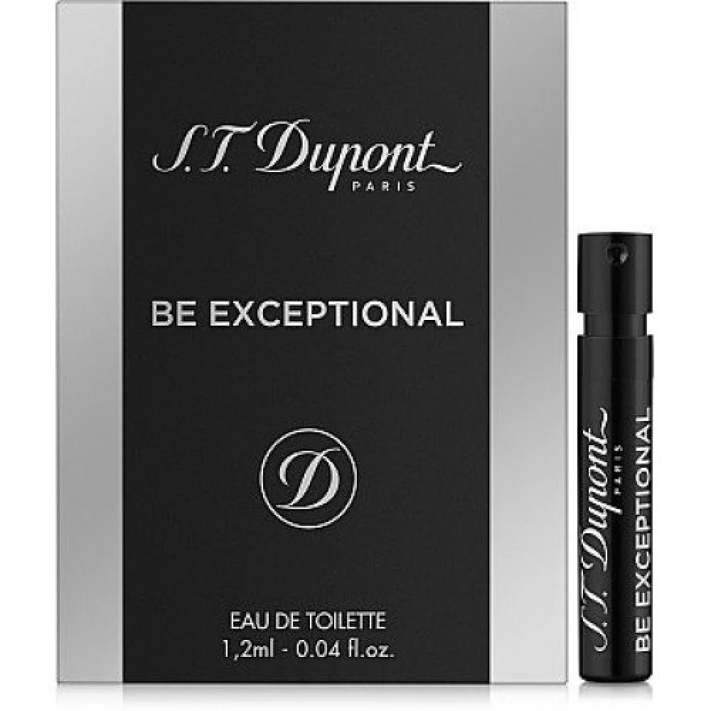 Sample S.T. Dupont Be Exceptional Vials Eau De Toilette for Men 1.2ml