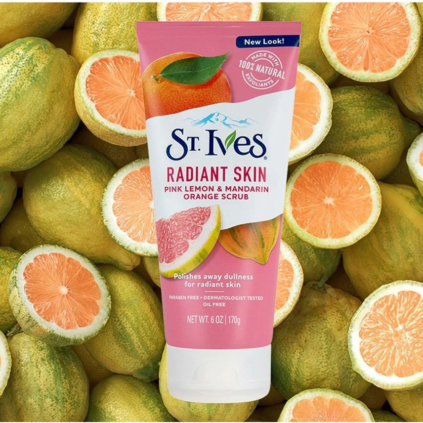 ST.Ives Radiant Skin Pink Lemon & Mandarin Orange Scrub 170 g - Image 2