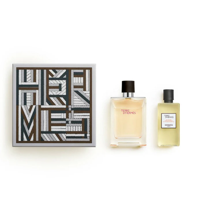 Hermes Terre DHermes Set Eau De Toilette For Men 100ml + Gel Douche 80ml - Image 3