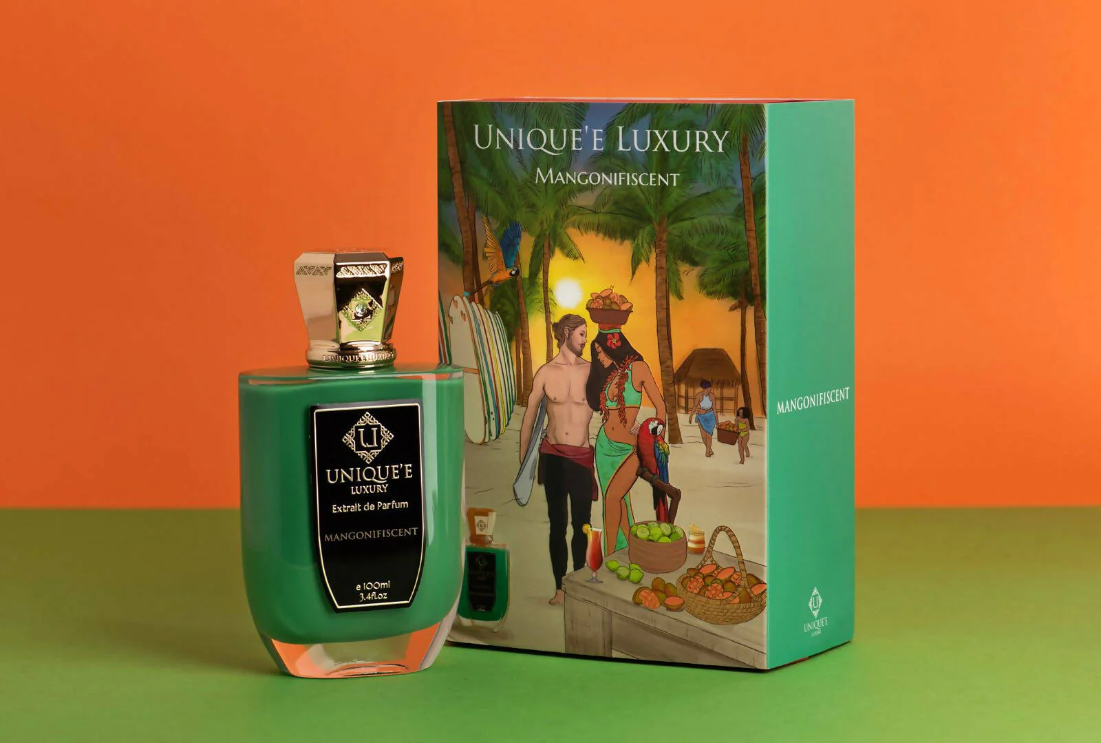Uniquee Luxury Mangonifiscent Extrait De Parfum For Unisex 100ml - Image 3