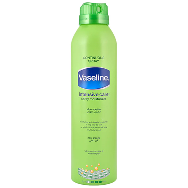Vaseline Intensive Care Spray Moisturizer Aloe Soothe Body Spray 190ml