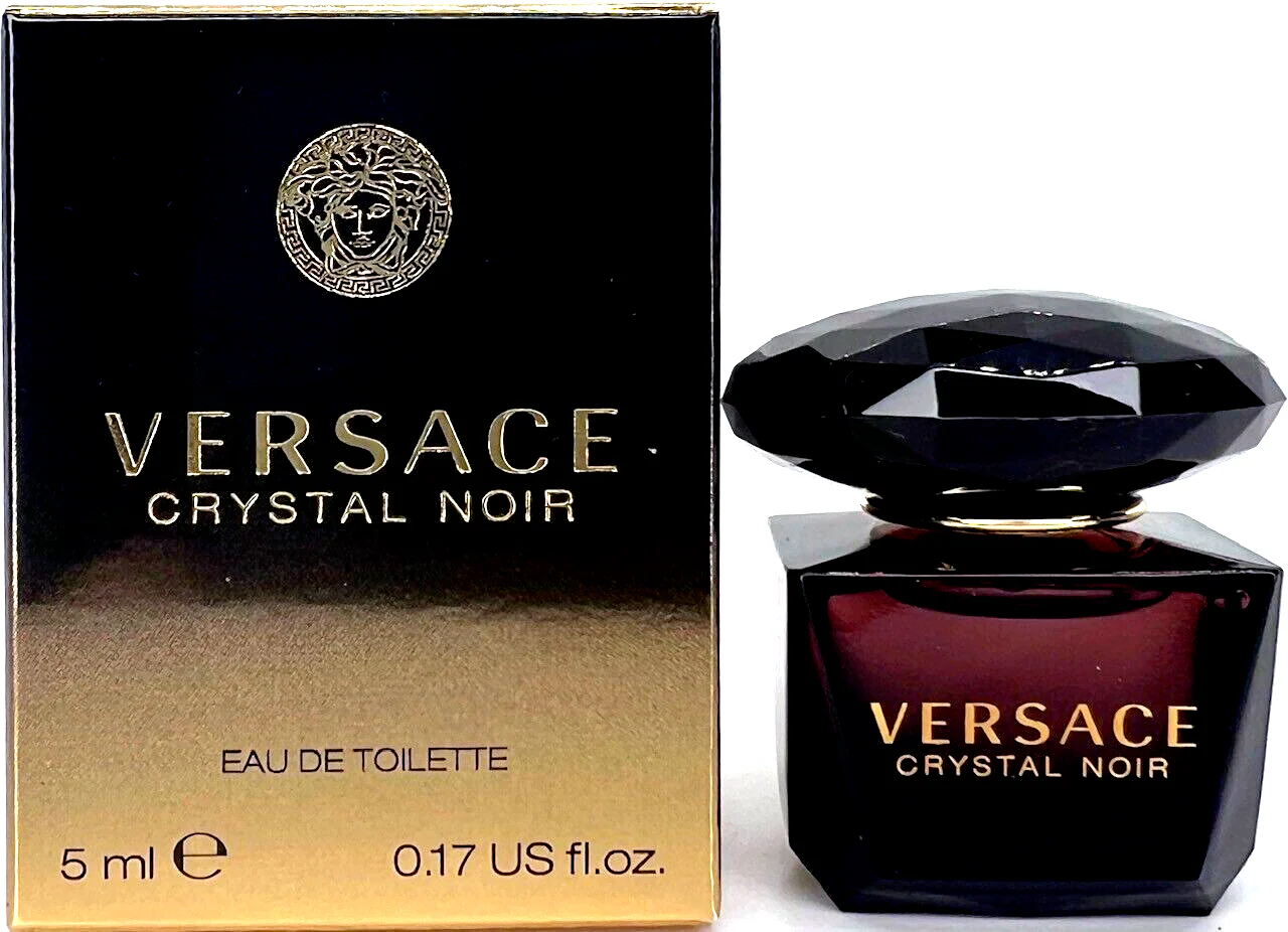 Mini Travel Versace Crystal Noir Eau De Toilette For Women 5ml - Image 2