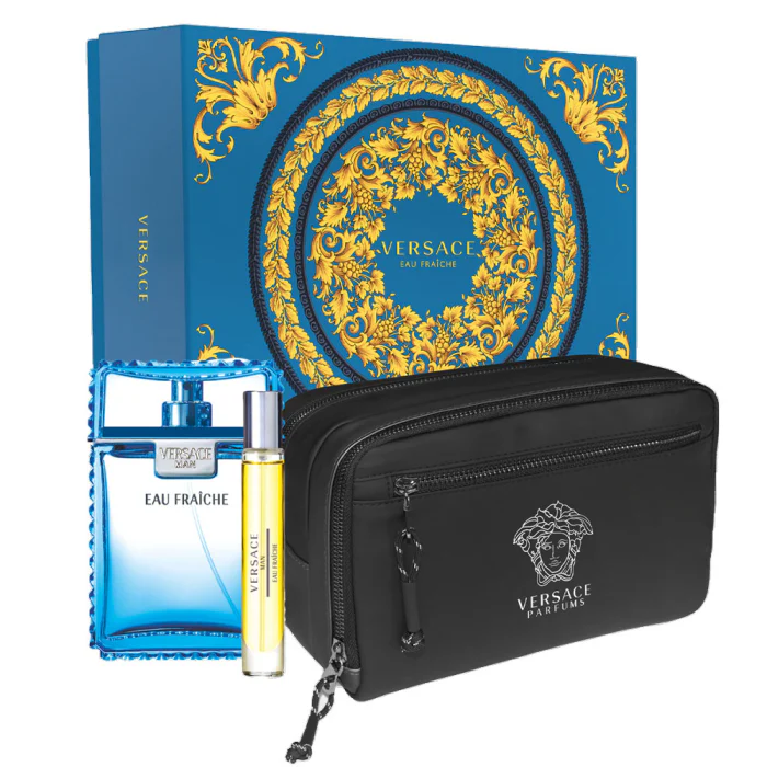 Versace Man Eau Fraiche Set For Men 3 Pieces