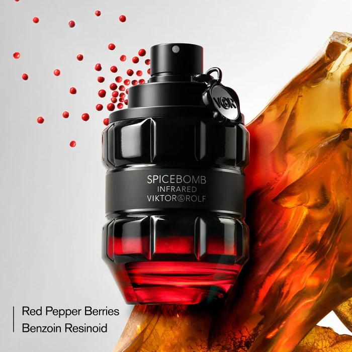 Viktor & Rolf Spicebomb Infrared Eau De Toilette For Men 100ml - Image 3