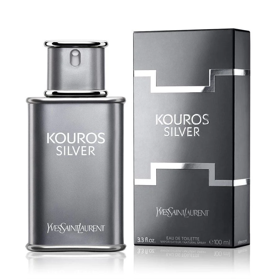 Yves Saint Laurent Kouros Silver Eau De Toilette For Men 100ml - Image 2