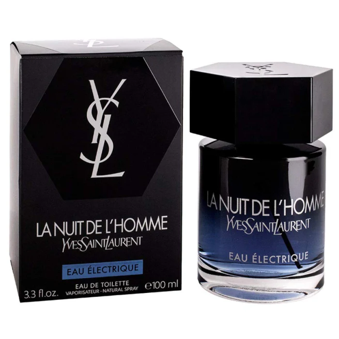 Yves Saint Laurent La Nuit De Lhomme Eau Electrique Eau De Toilette For Men 100ml - Image 2