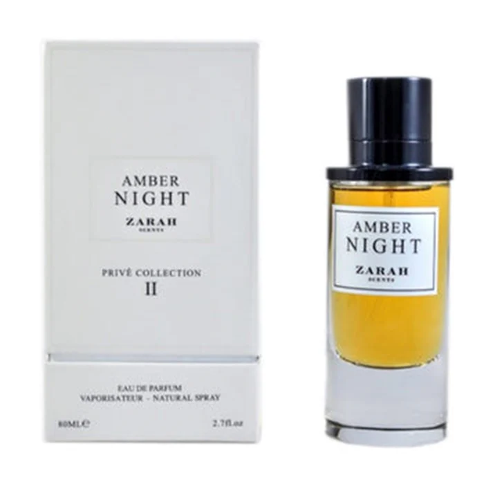 Zarah Amber Night Prive Collection II Eau De Parfum For Men 80ml - Image 2